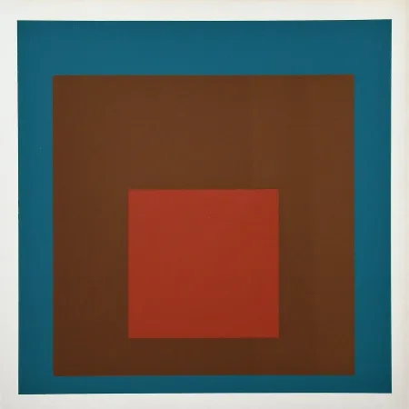 シルクスクリーン Albers - At Night, 1958