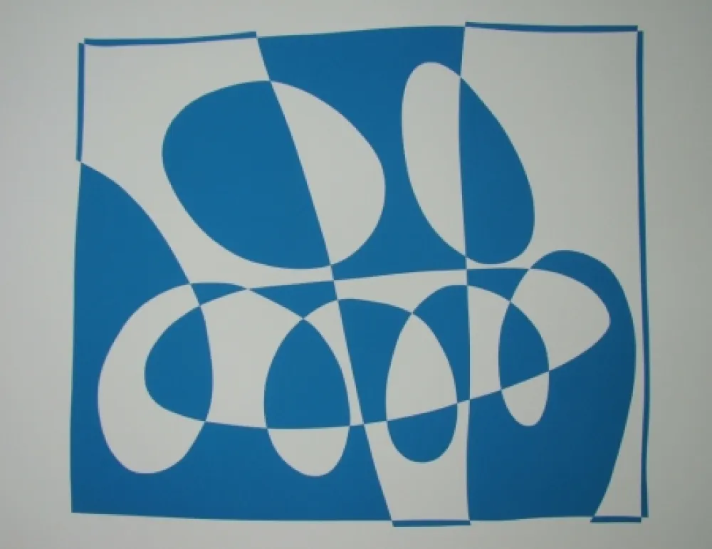 シルクスクリーン Albers - Aussicht