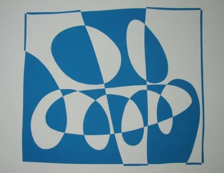 シルクスクリーン Albers - Aussicht