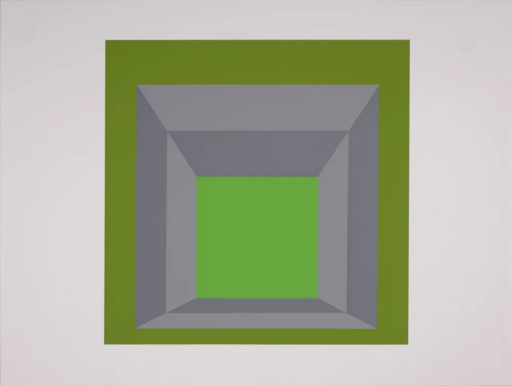 シルクスクリーン Albers - Formulation Articulation II (A), 1972