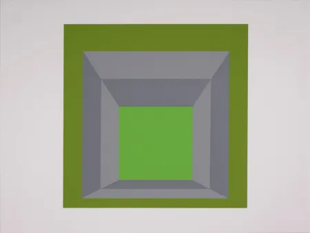 シルクスクリーン Albers - Formulation Articulation II (A), 1972
