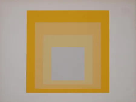 シルクスクリーン Albers - Formulation Articulation II (D), 1972