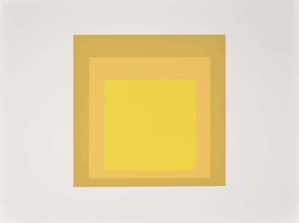 シルクスクリーン Albers - Formulation Articulation #J (Grand format), 1972