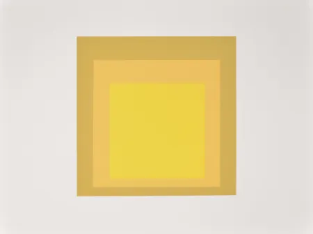 シルクスクリーン Albers - Formulation Articulation #J (Grand format), 1972