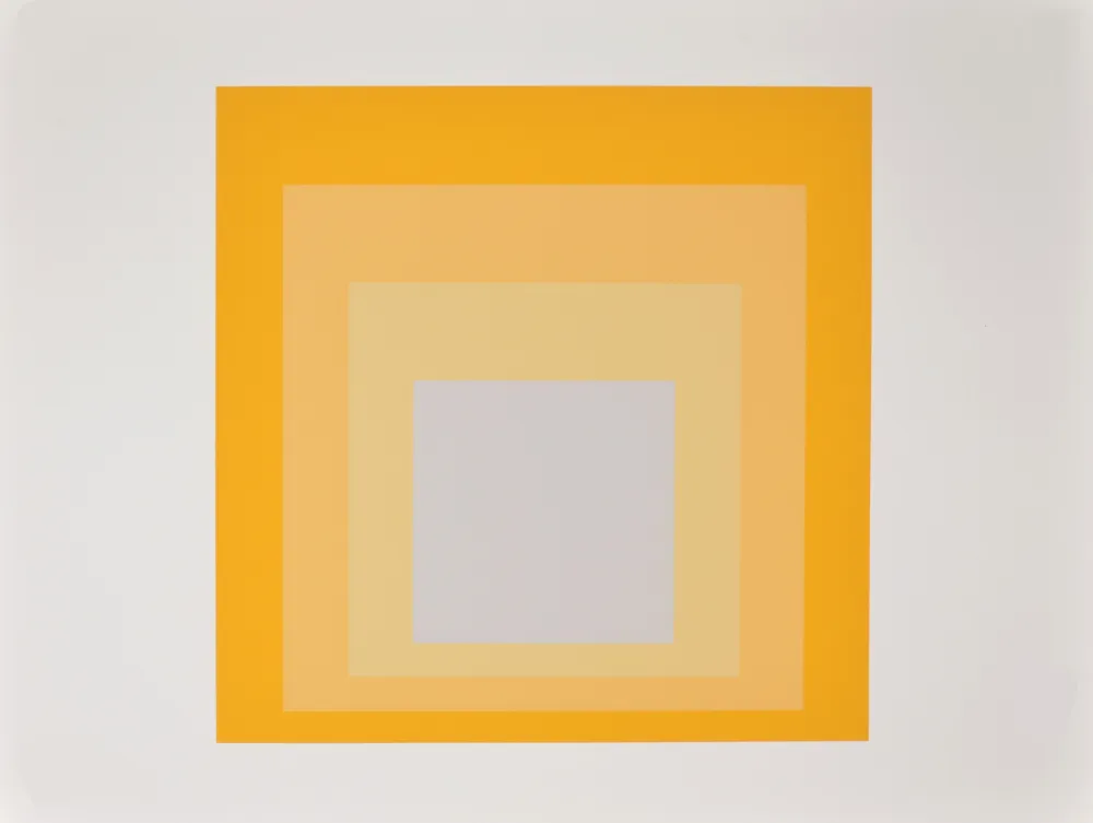 シルクスクリーン Albers - Formulation Articulation #K (Grand format), 1972