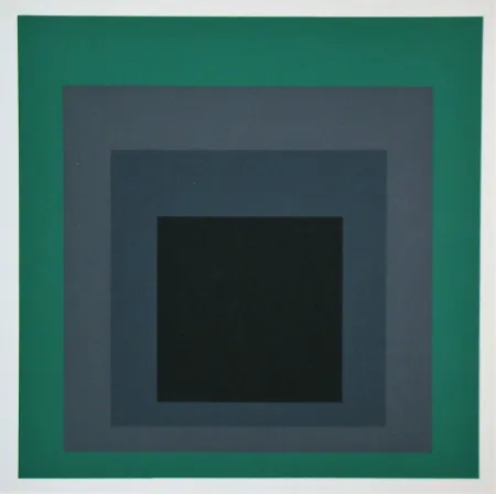 シルクスクリーン Albers - Grisaille and Patina, 1965