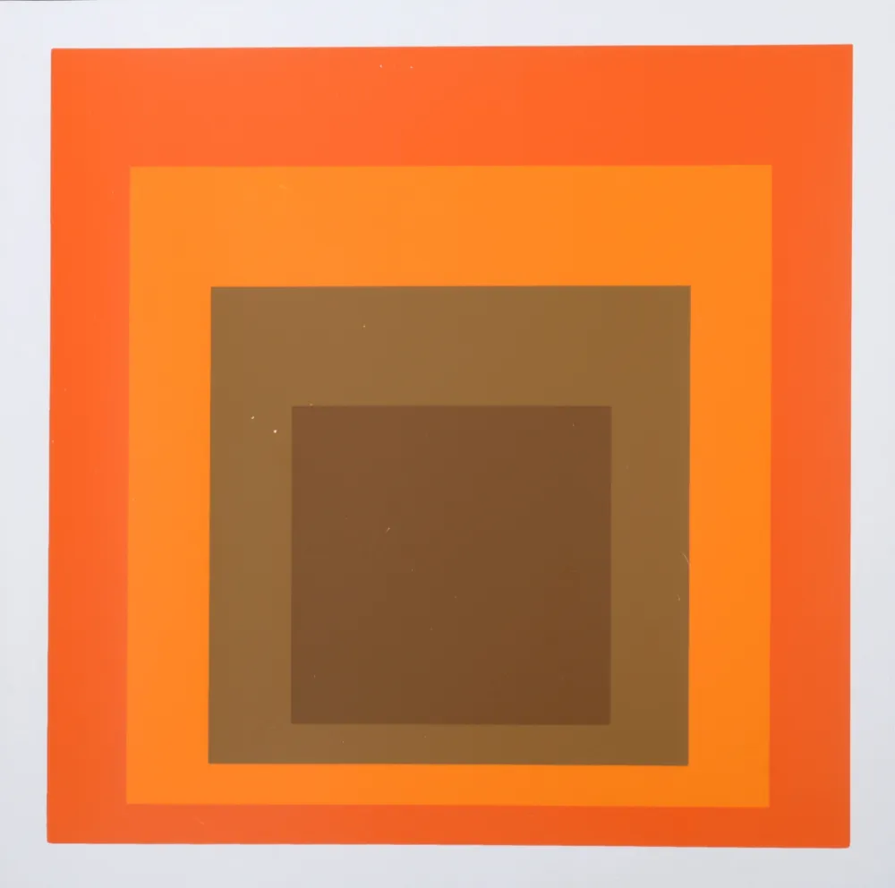 シルクスクリーン Albers - Homage to the Square #1