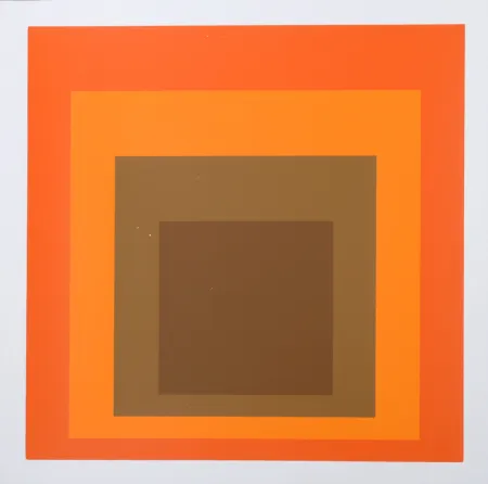 シルクスクリーン Albers - Homage to the Square #1