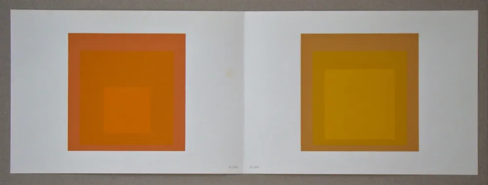 シルクスクリーン Albers - Homage to the Square