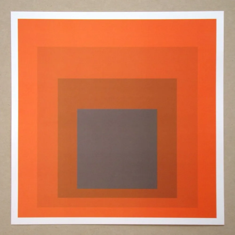 シルクスクリーン Albers - Homage to the Square