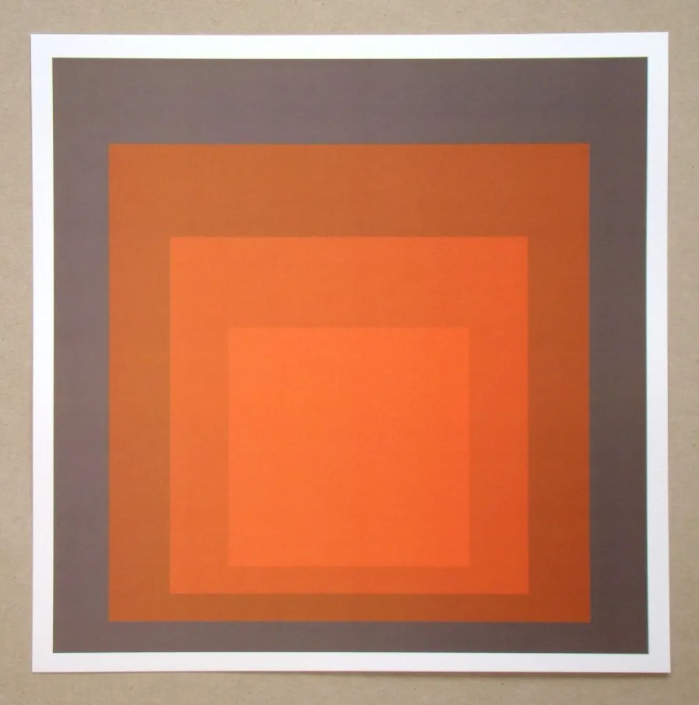 シルクスクリーン Albers - Homage to the Square