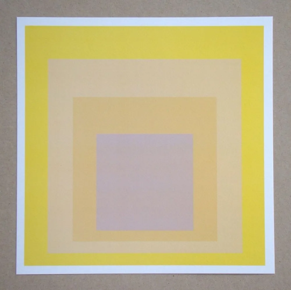 シルクスクリーン Albers - Homage to the Square