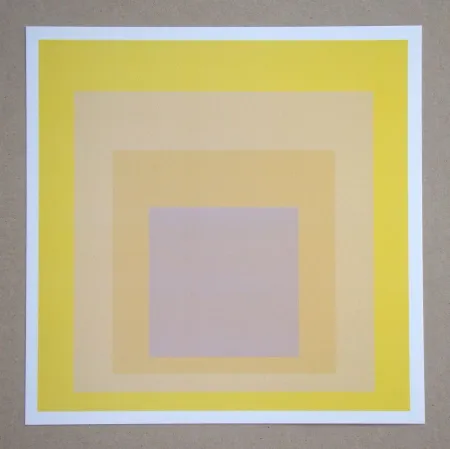 シルクスクリーン Albers - Homage to the Square