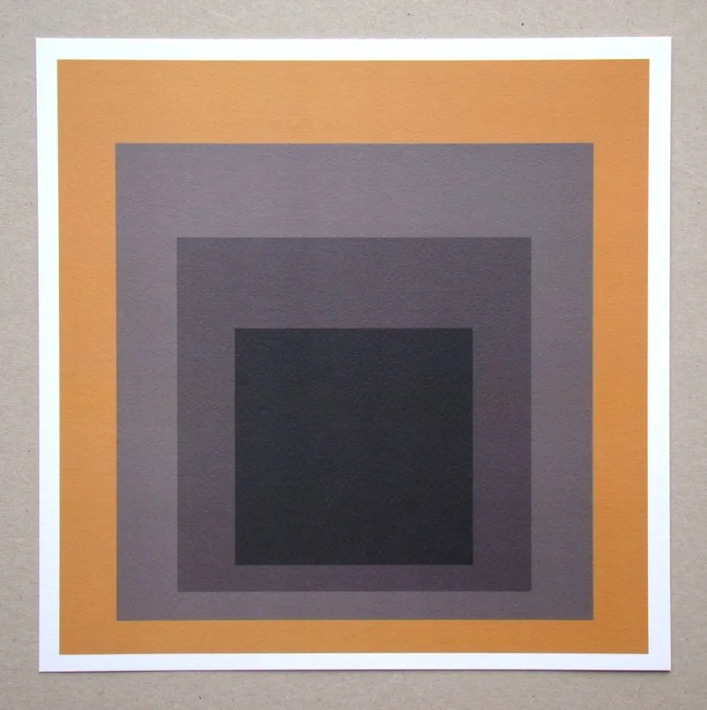 シルクスクリーン Albers - Homage to the Square