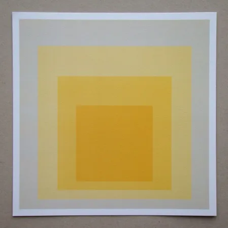 シルクスクリーン Albers - Homage to the Square