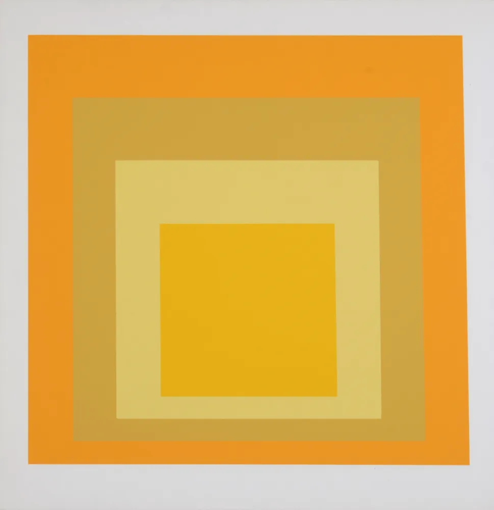 シルクスクリーン Albers - Homage To the Square (A), 1971