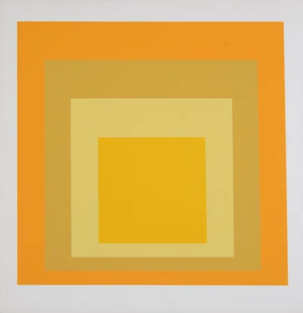 シルクスクリーン Albers - Homage To the Square (A), 1971