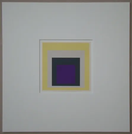 シルクスクリーン Albers - Homage to the Square - Dedicated