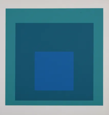 シルクスクリーン Albers - Homage To the Square (E), 1971