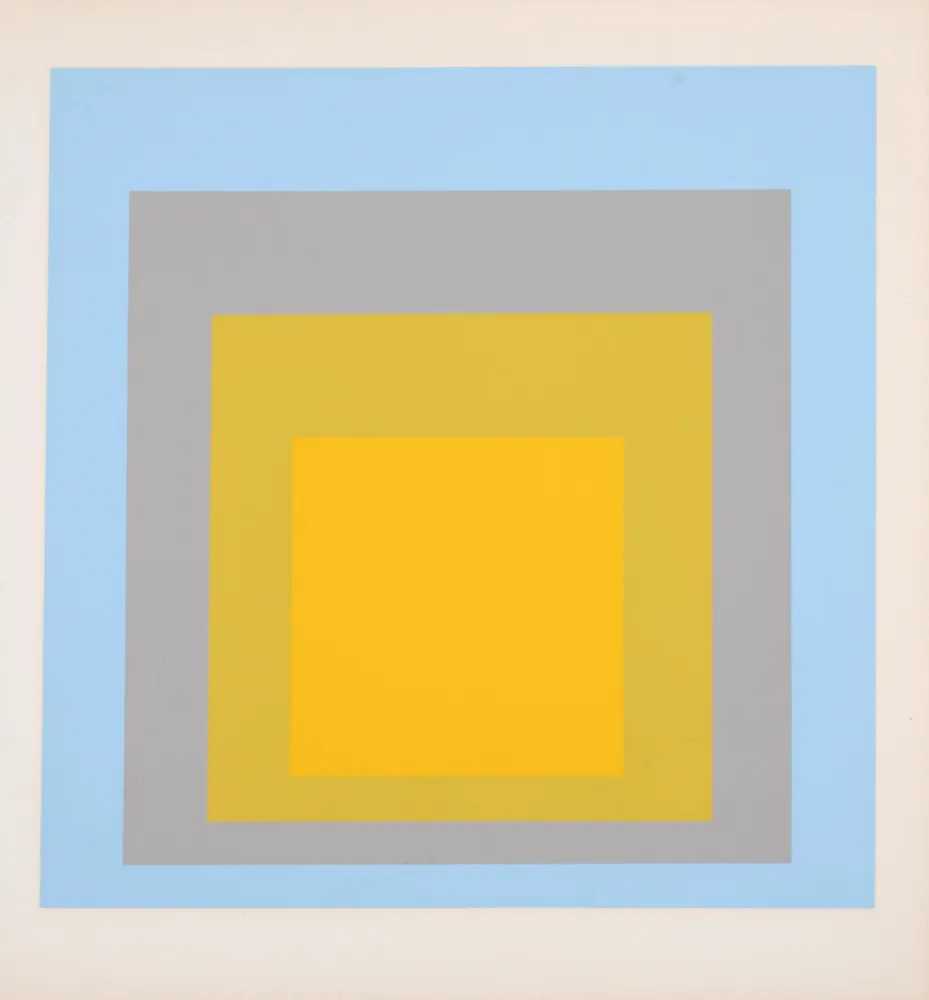 シルクスクリーン Albers - Homage To the Square (F), 1971