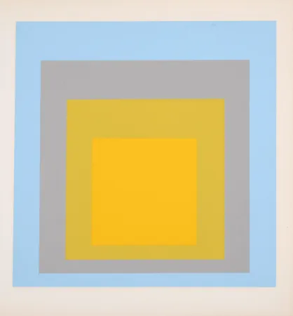 シルクスクリーン Albers - Homage To the Square (F), 1971