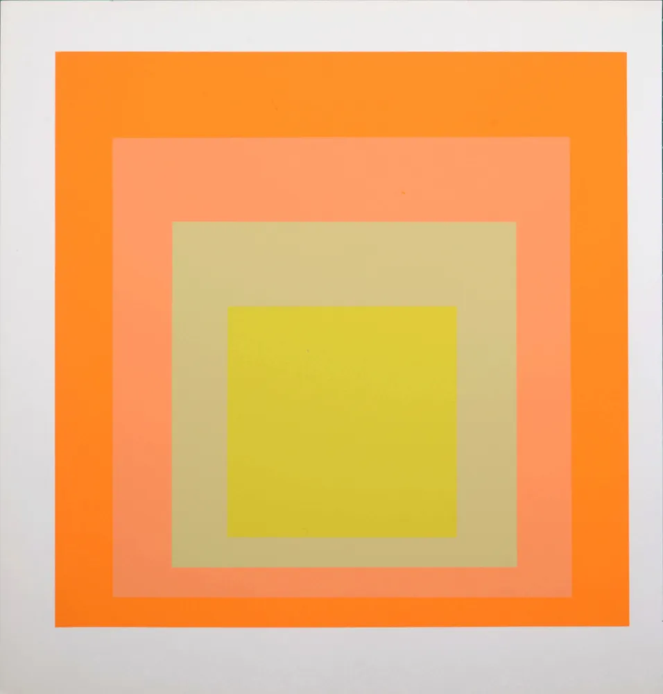 シルクスクリーン Albers - Homage To the Square (G), 1971
