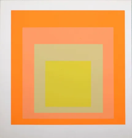 シルクスクリーン Albers - Homage To the Square (G), 1971
