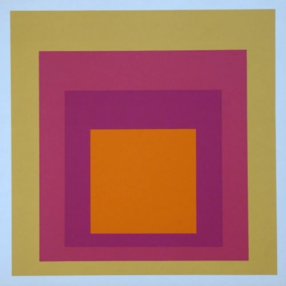 シルクスクリーン Albers - Homage to the Square - La Tehuana, 1951-1956