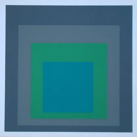 シルクスクリーン Albers - Homage to the Square - Renewed Hope, 1962