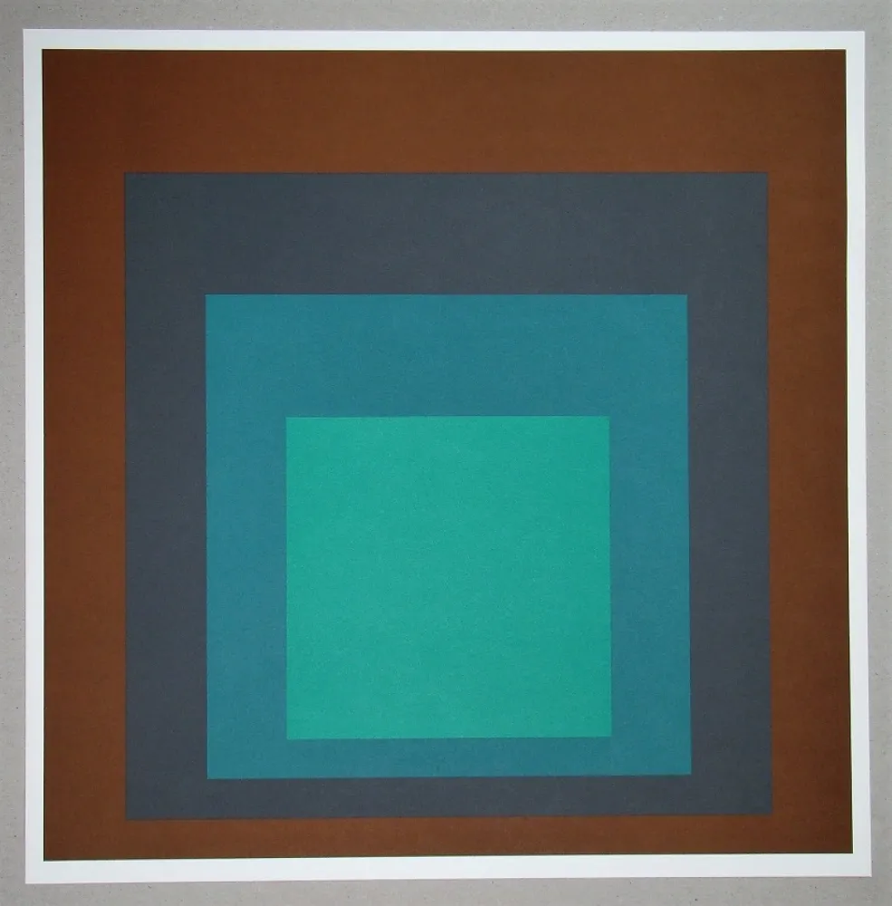 シルクスクリーン Albers - Homage to the Square SP-1 