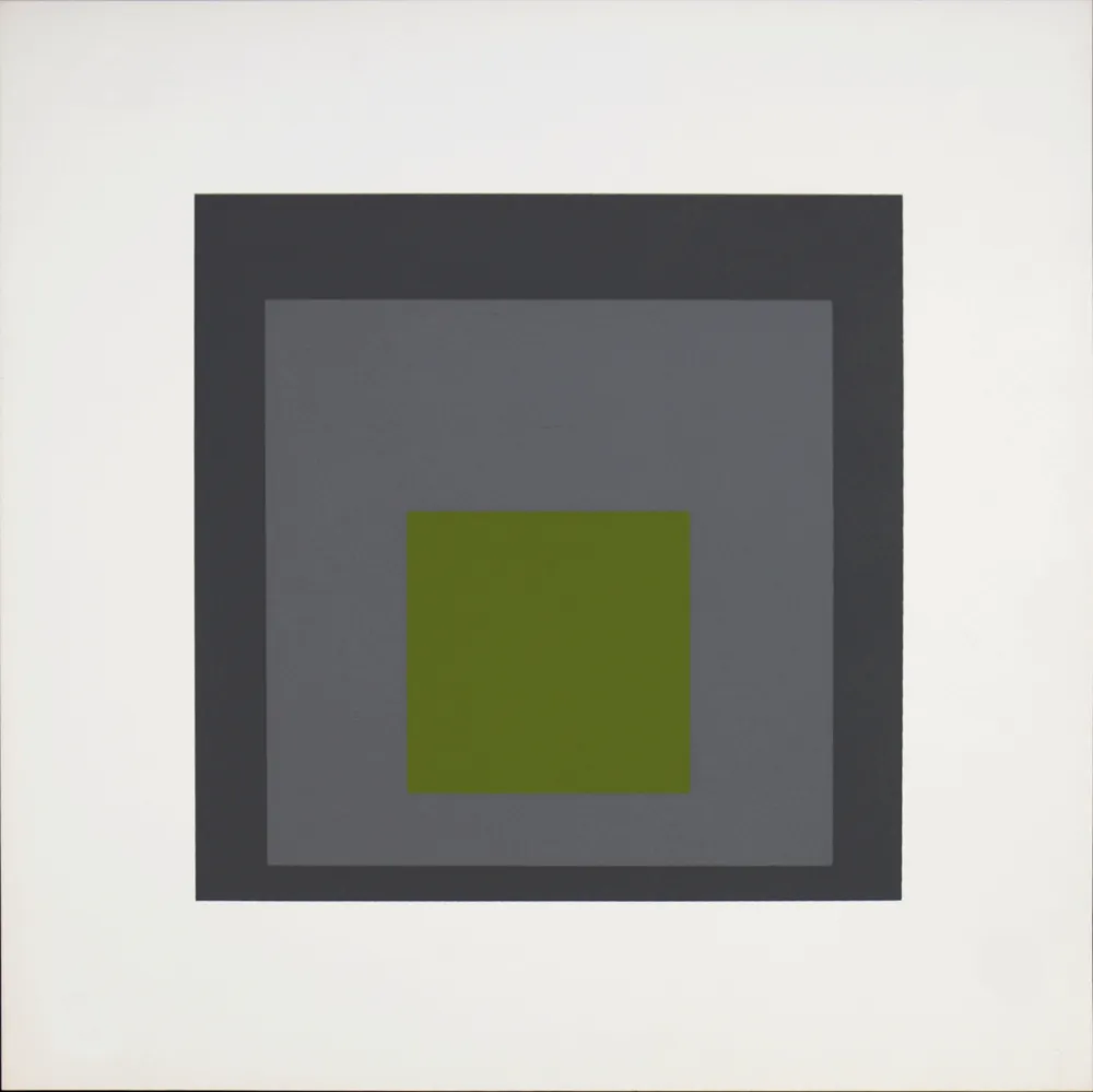 シルクスクリーン Albers - Homage to the Square: Ten Works by Josef Albers (#II), 1962