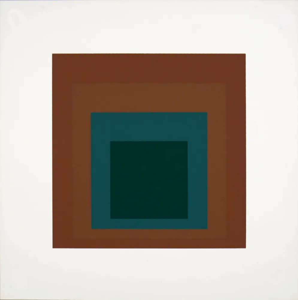 シルクスクリーン Albers - Homage to the Square: Ten Works by Josef Albers (#IX), 1962