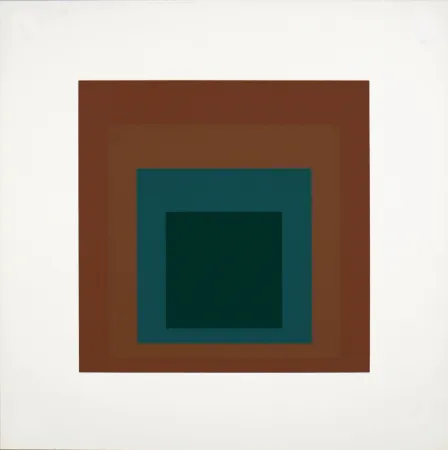 シルクスクリーン Albers - Homage to the Square: Ten Works by Josef Albers (#IX), 1962