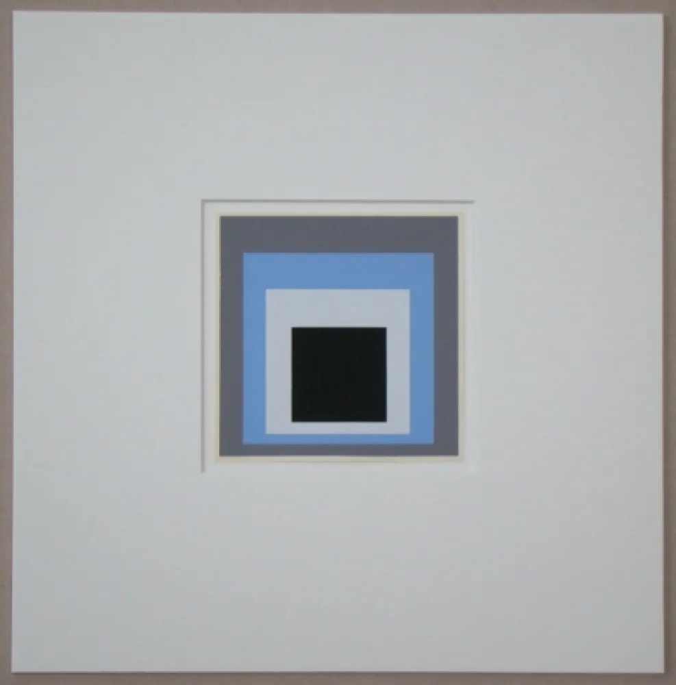 シルクスクリーン Albers - Homage to the Square - Unconditioned