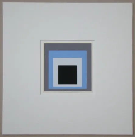 シルクスクリーン Albers - Homage to the Square - Unconditioned