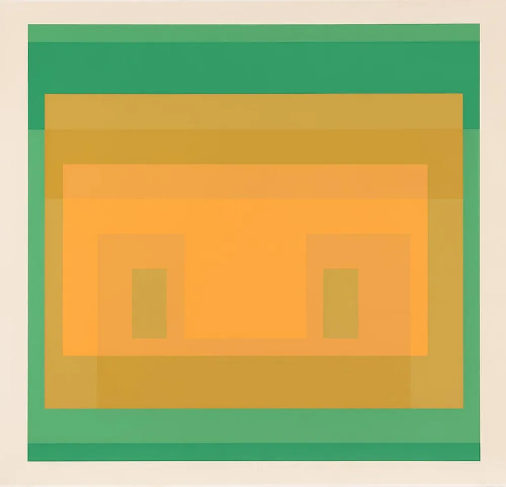 シルクスクリーン Albers - I-S Va 6, from Six Variants