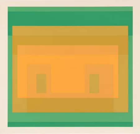 シルクスクリーン Albers - I-S Va 6, from Six Variants