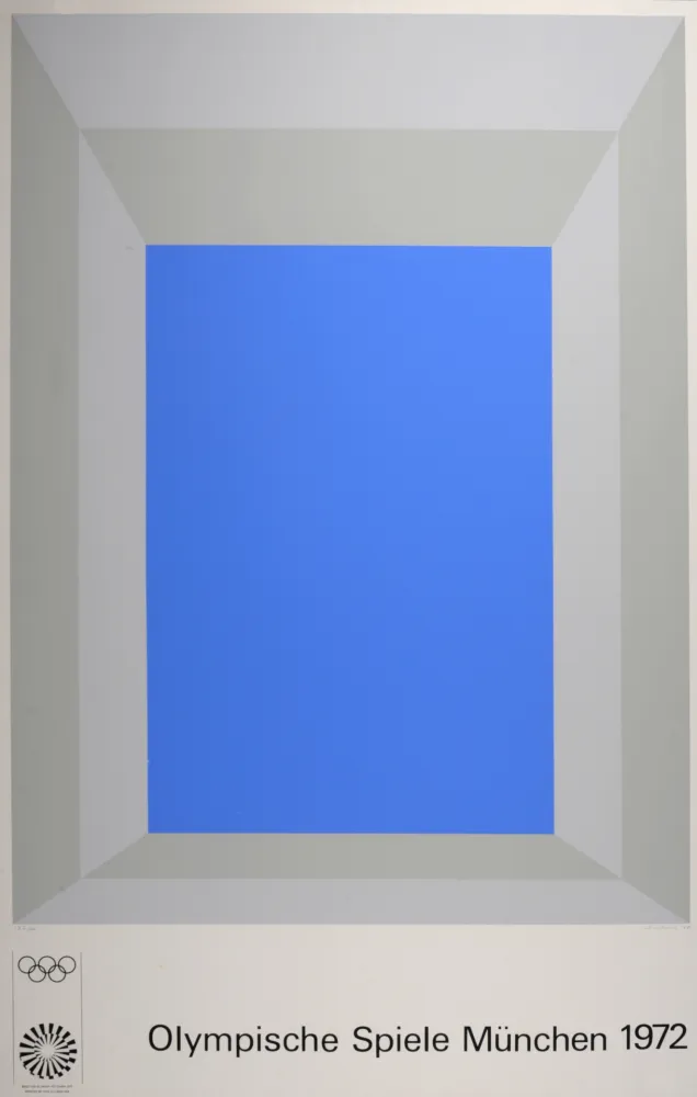 シルクスクリーン Albers - Olympische Spiele München 1972, 1970 - Hand-signed