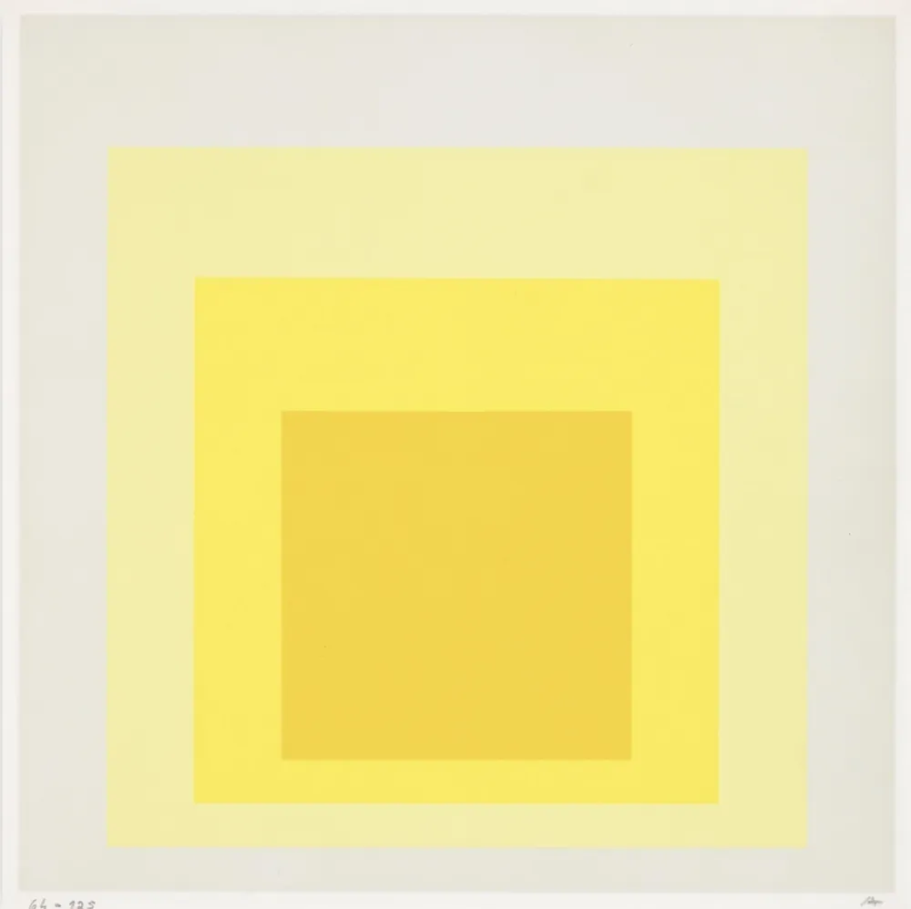 シルクスクリーン Albers - Orange