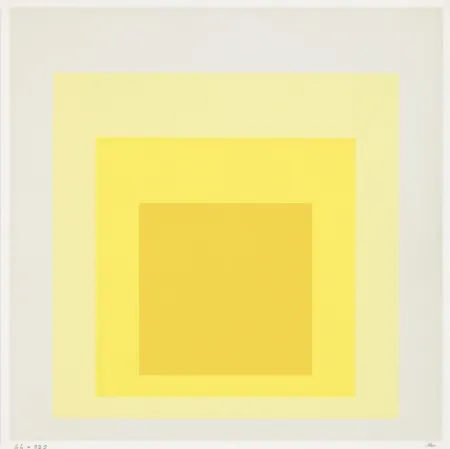 シルクスクリーン Albers - Orange