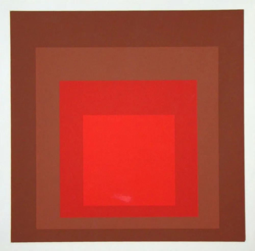 シルクスクリーン Albers - R-III a-4, 1968