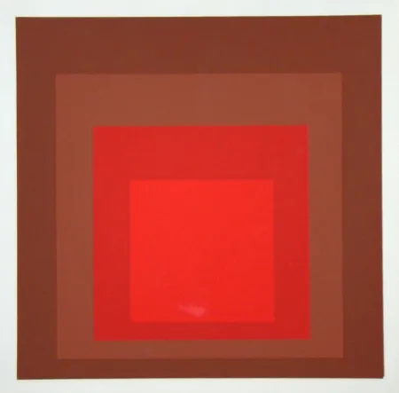 シルクスクリーン Albers - R-III a-4, 1968