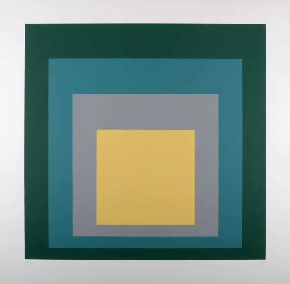 シルクスクリーン Albers - SP - VI, 1967 - Hand-signed