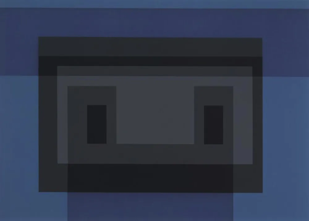 シルクスクリーン Albers - Variant VII, from 10 variants