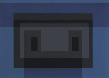 シルクスクリーン Albers - Variant VII, from 10 variants