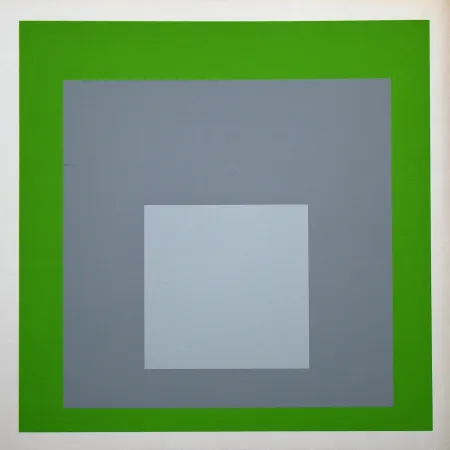 シルクスクリーン Albers - White Marker, 1964