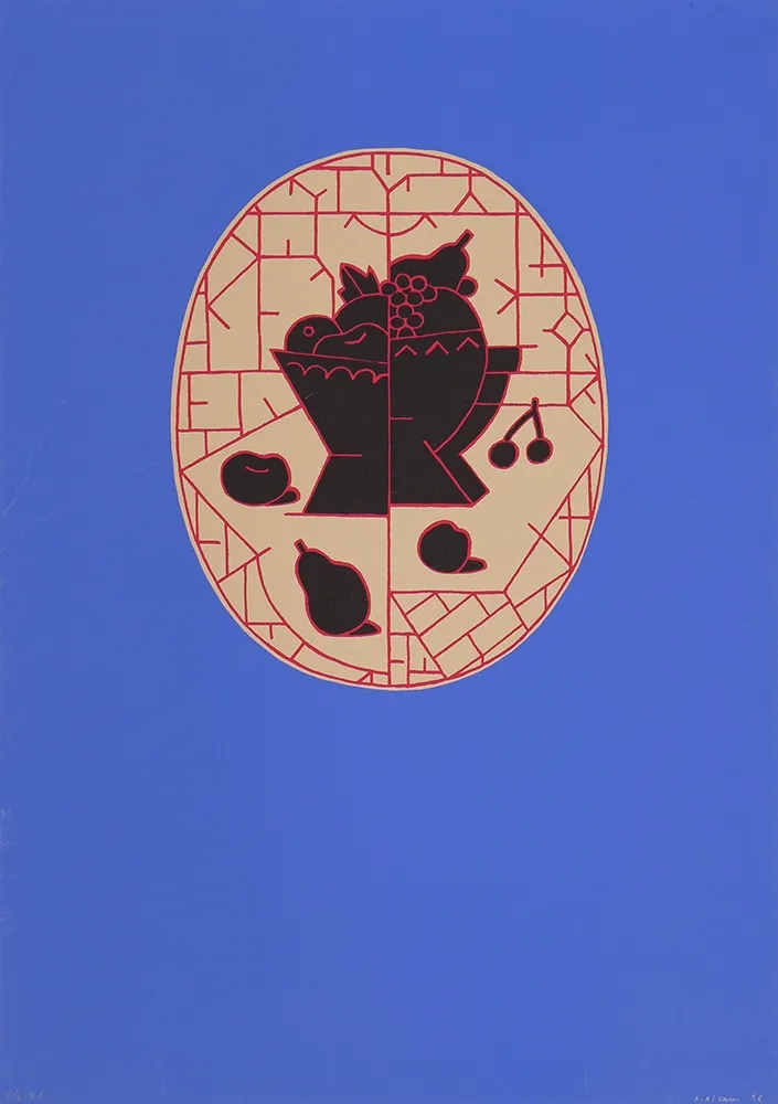 シルクスクリーン Alcain - Bodegón