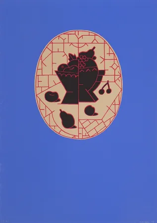 シルクスクリーン Alcain - Bodegón