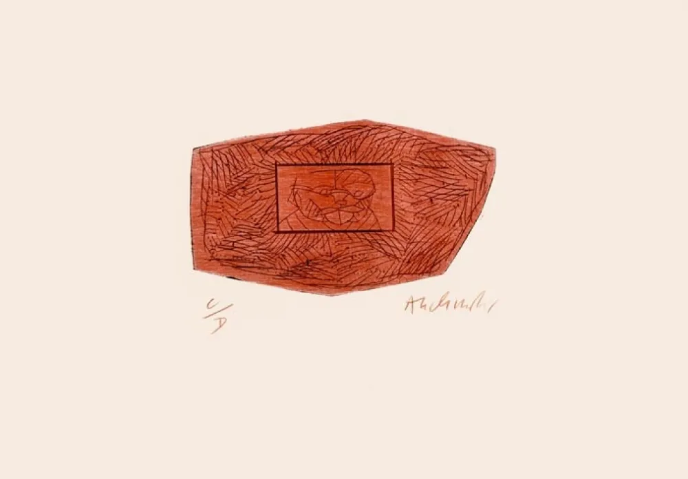 彫版 Alechinsky - 3 petites plaques 