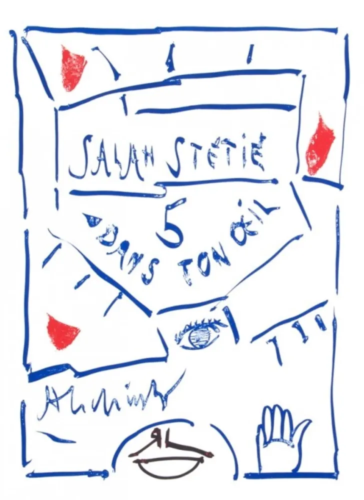 挿絵入り本 Alechinsky - 5 dans ton œil